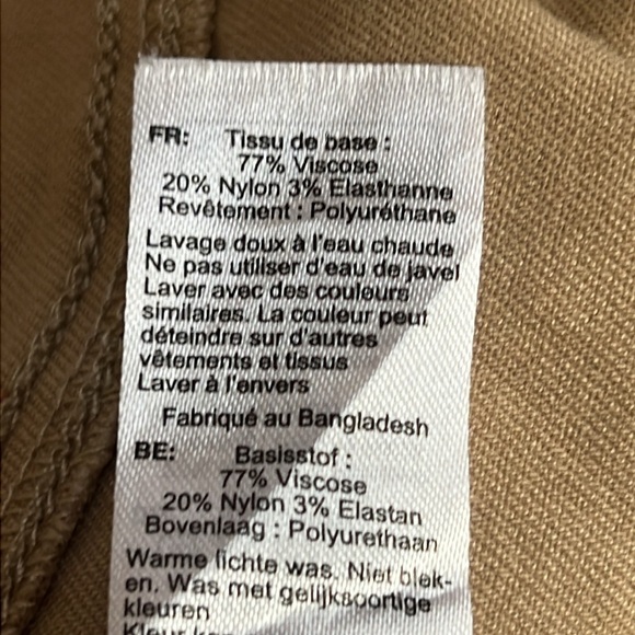 Brooke SZ 14, khaki tan pants with stretch. - Picture 10 of 12